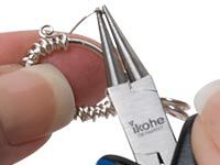 Pliers spiraling loose wire